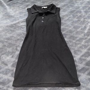 black polo dress